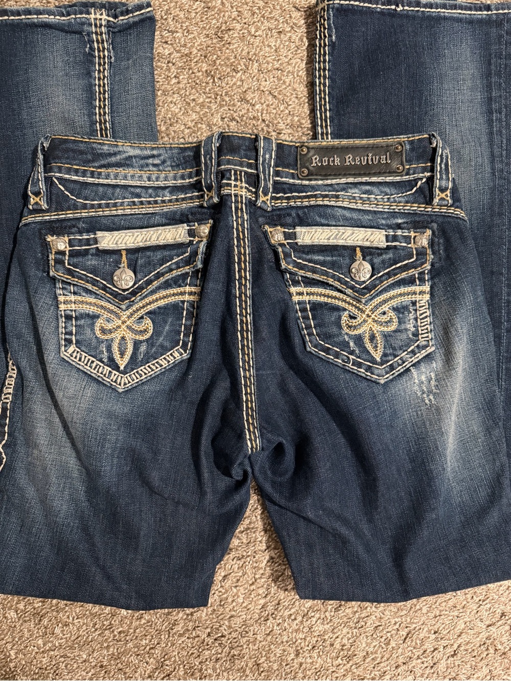 Rock revival boot cut jeans size 26 easy fit